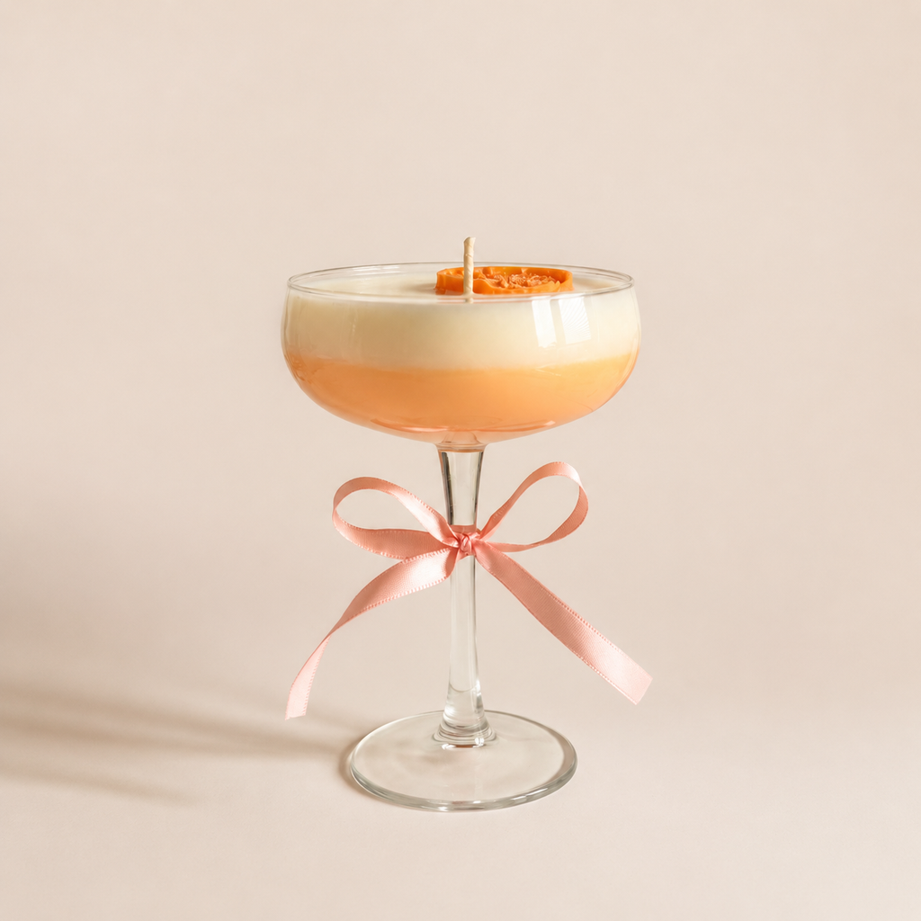 Golden Passion kaars in glas - Cocktail collectie