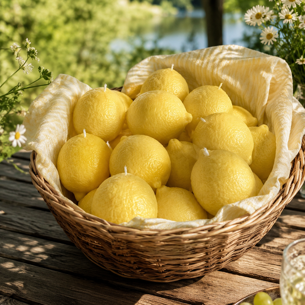 Lemon - zomer figuurkaars