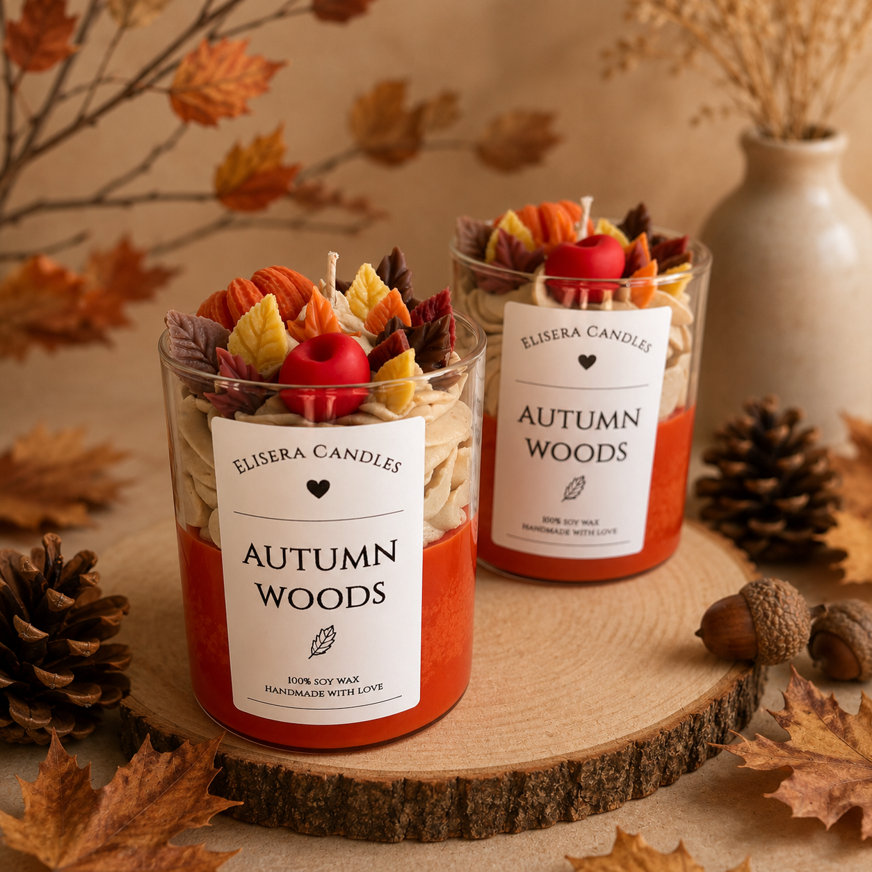 Autumn Woods dessertkaars - The Autumn Glow Collection
