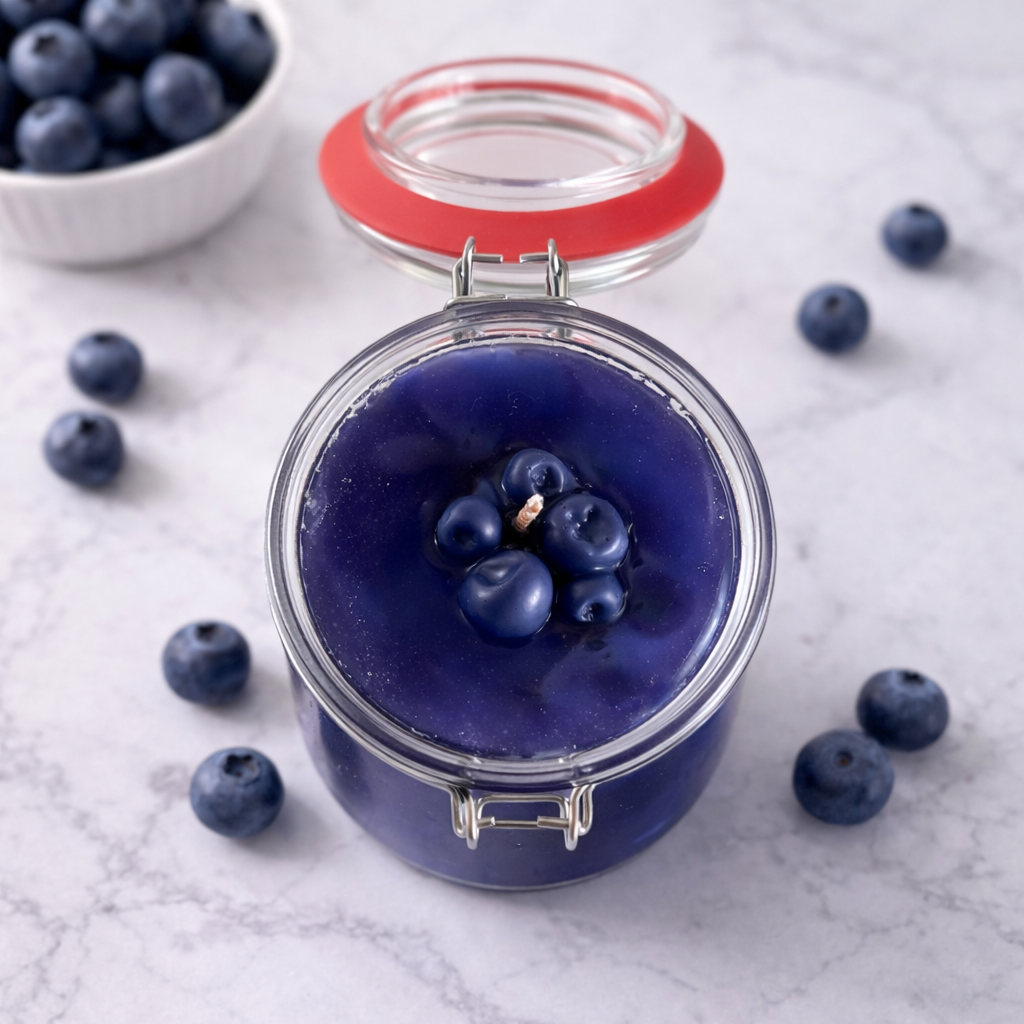 Blueberry Jam kaars in glas Jam Collectie