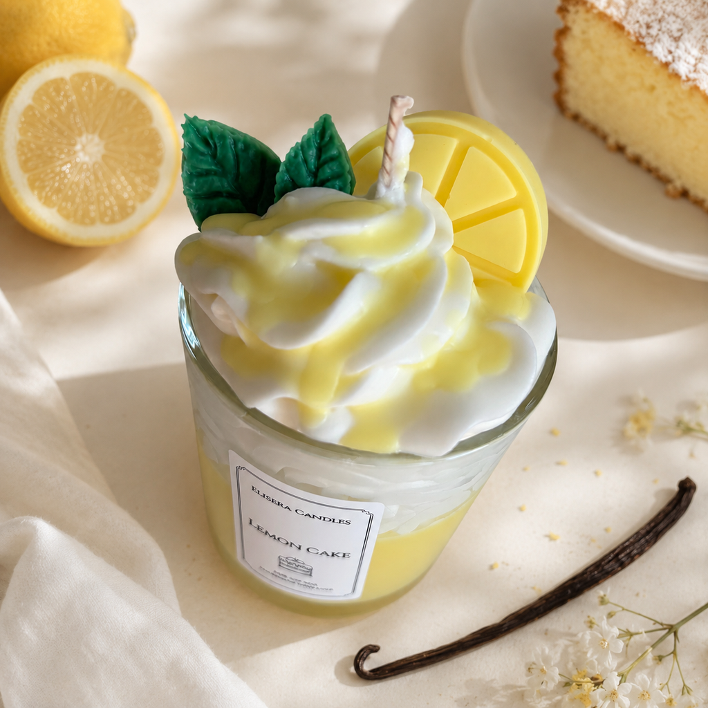Lemon Cake - Dessertkaars in glas