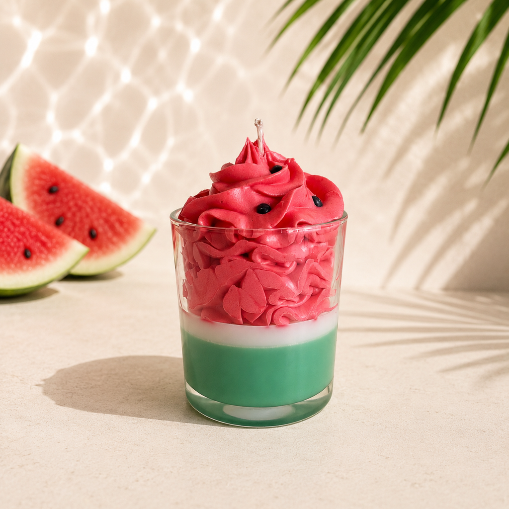 Watermelon Sugar - Dessertkaars met slagroom