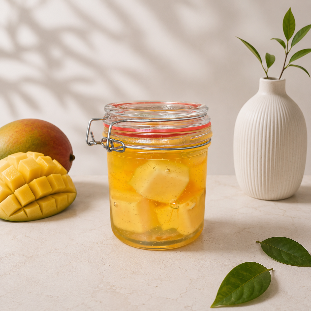 Mango Jam kaars in glas - Jam collectie