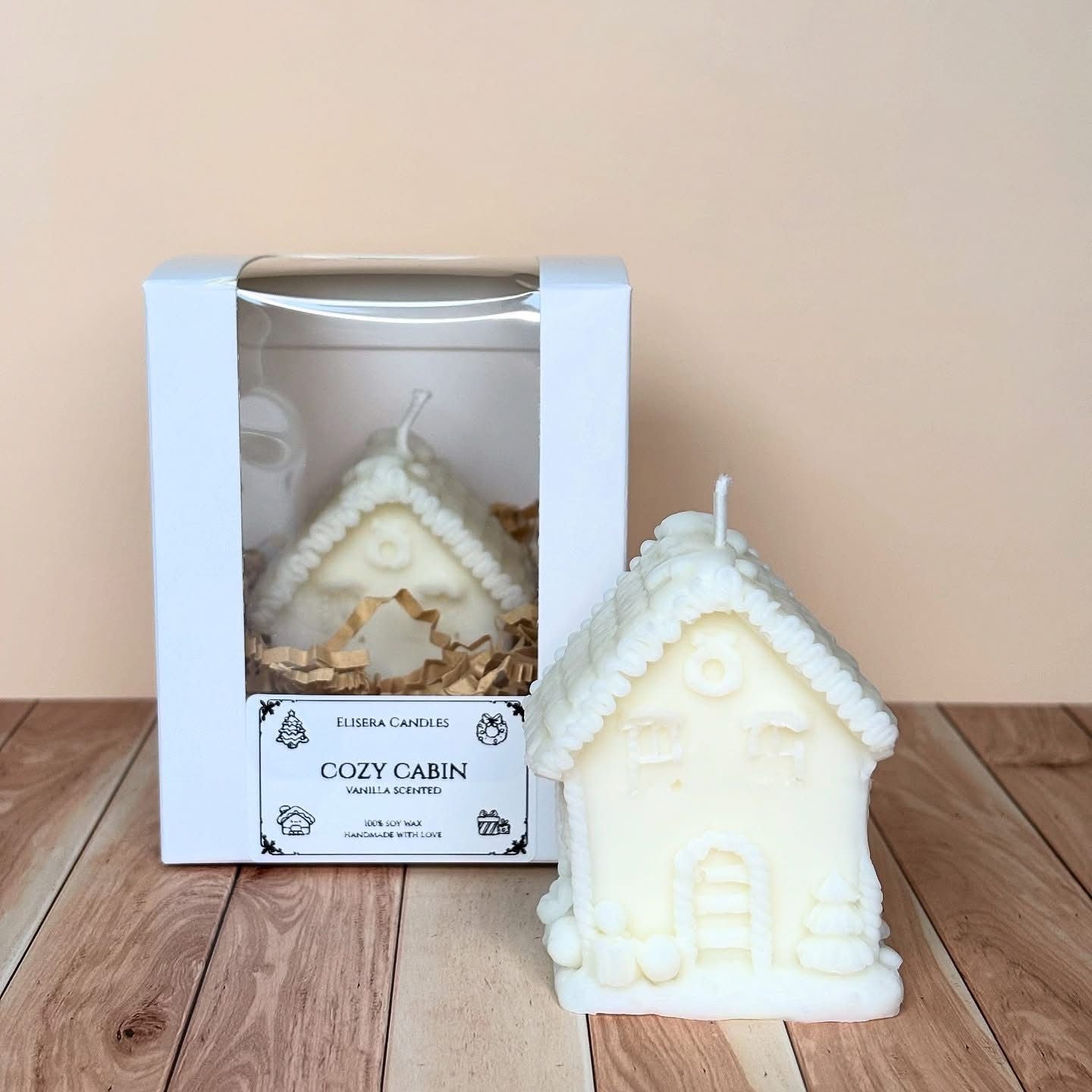 Cozy Cabin figuurkaars