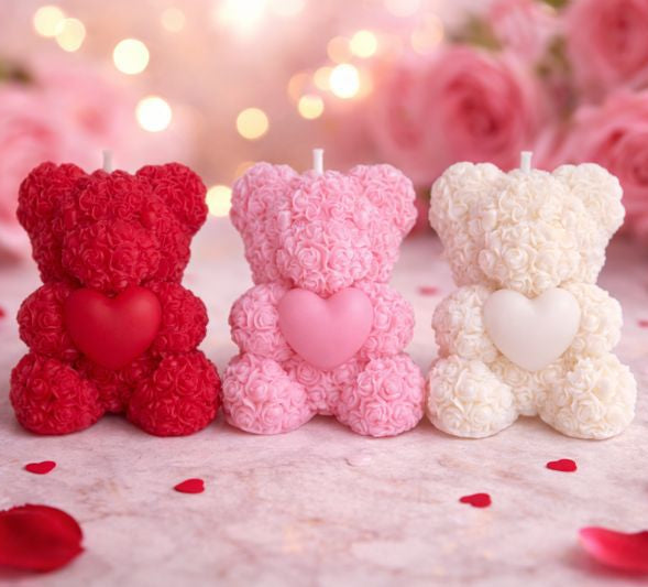 Valenteddy figuurkaars - Love at First Sight Valentijnscollectie