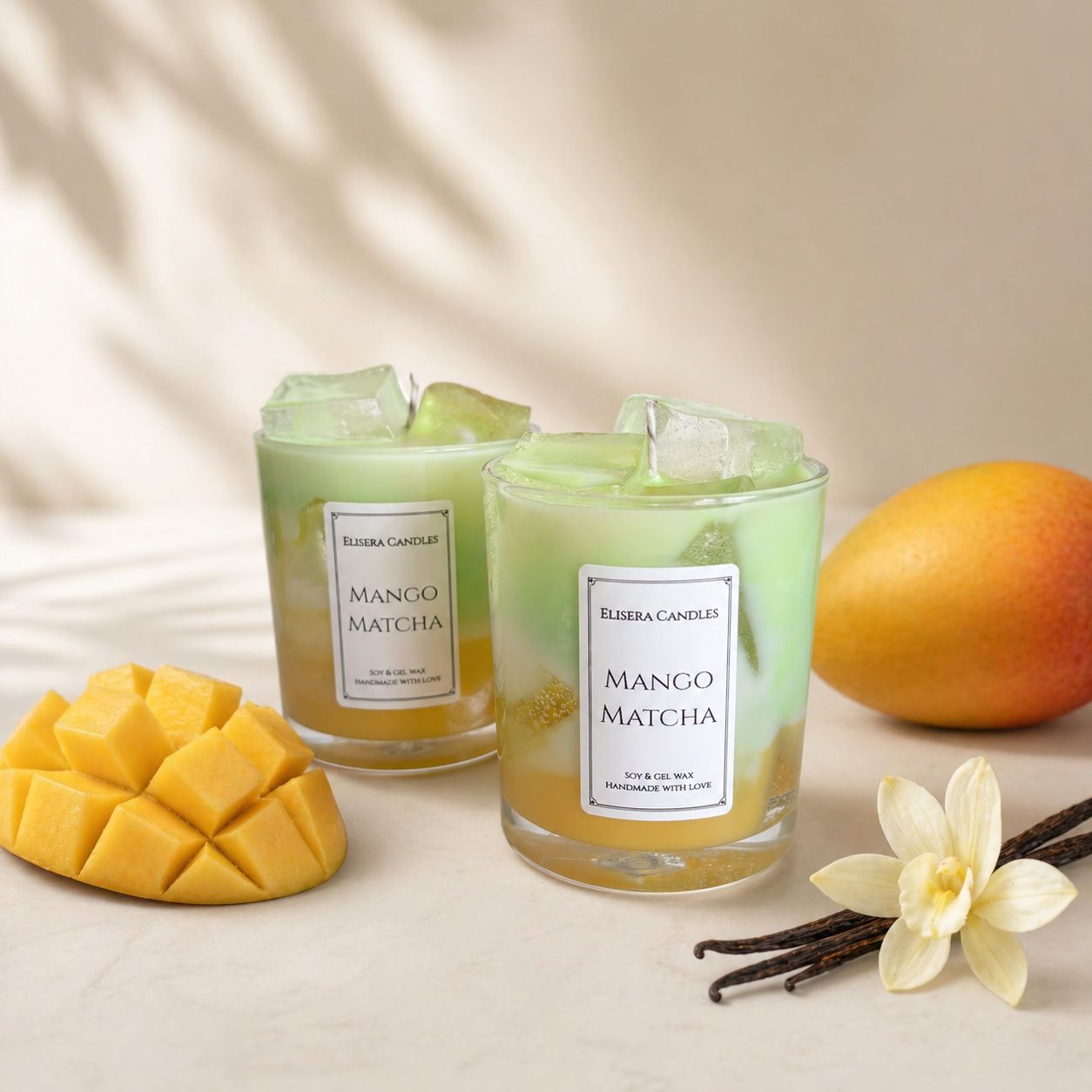 Mango Matcha Coffee & Tea collectie kaars in glas