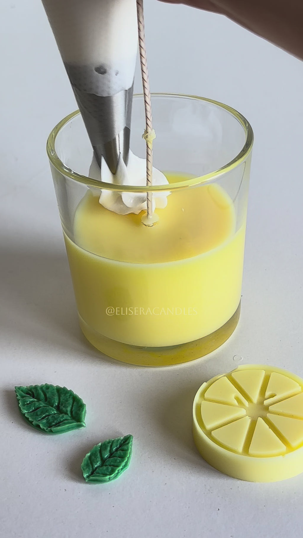 Lemon Cake - Dessertkaars in glas