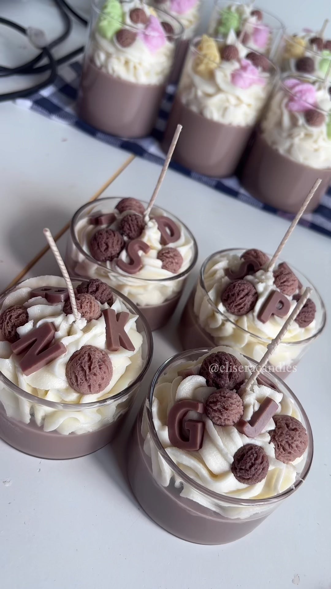 Sinterklaas Letterpret dessertkaars - Sinterklaascollectie 2026