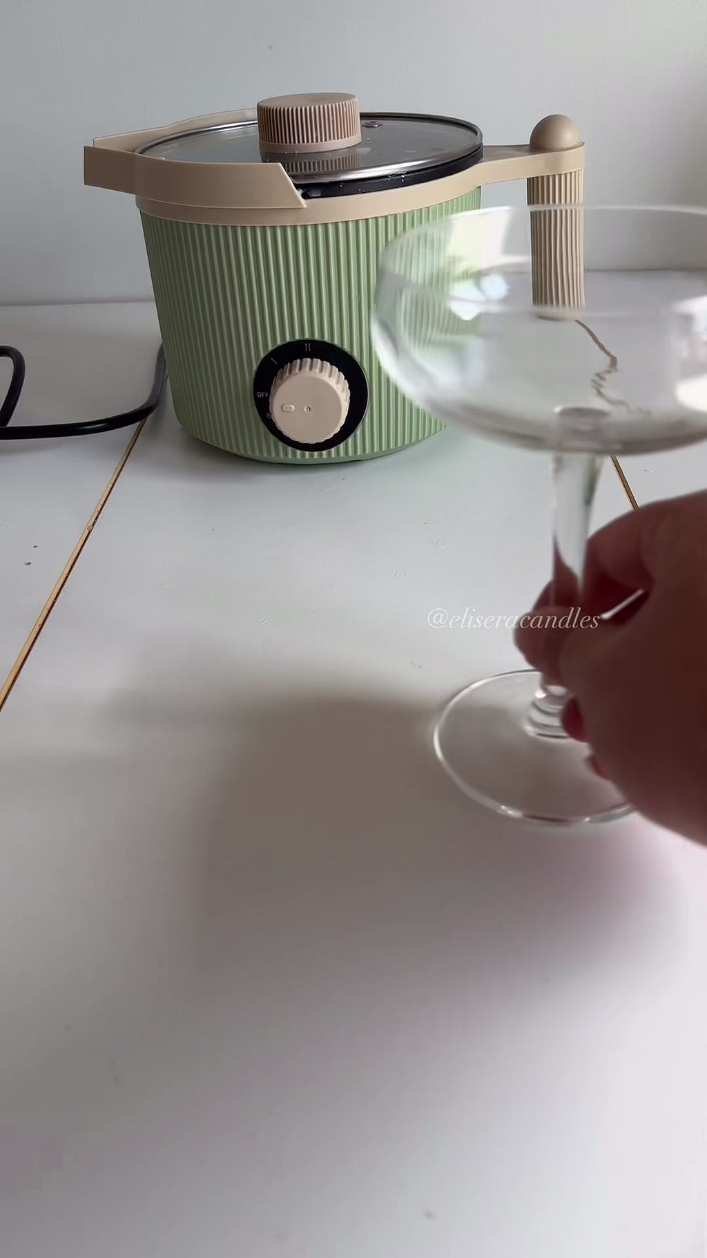 Sparkling Rosé kaars in glas - Cocktail collectie