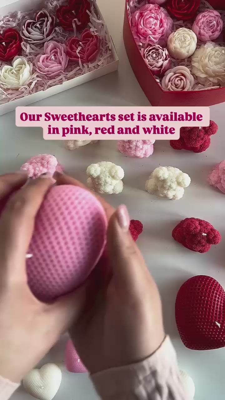 Sweethearts figuurkaarsen cadeauset Valentijnscollectie 2026