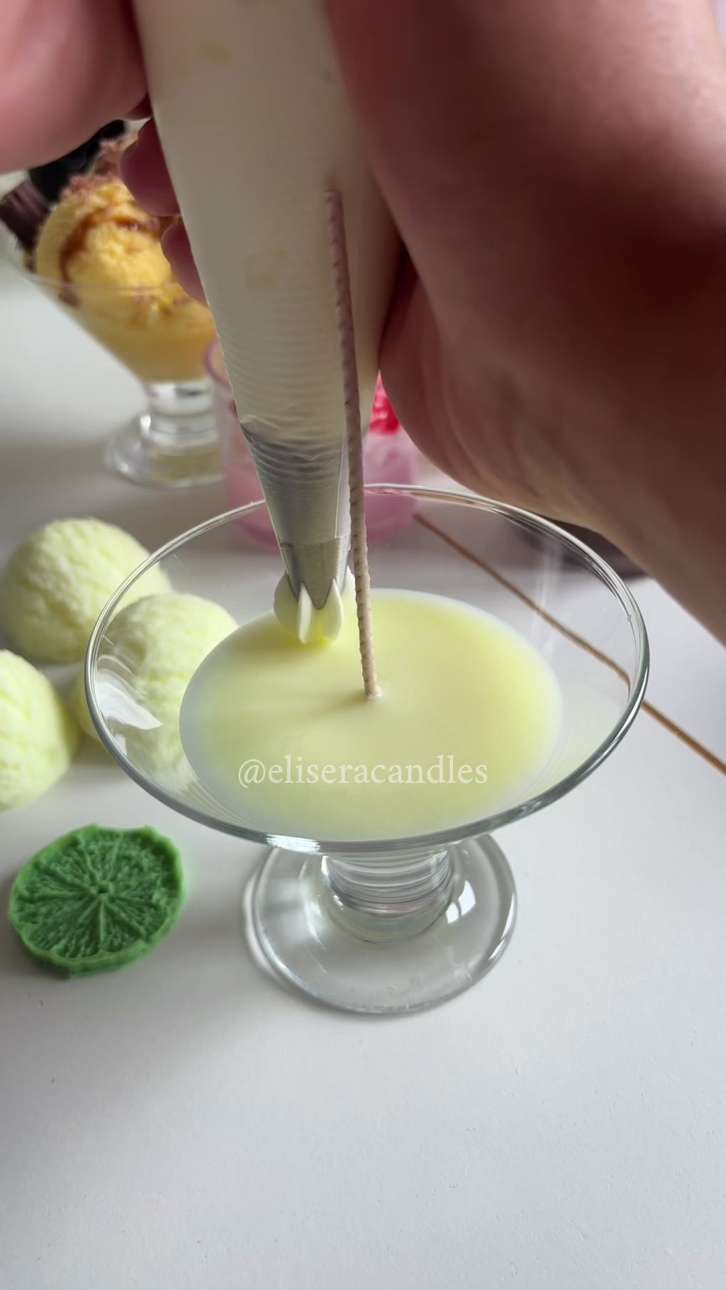 Sunny Citrus kaars in glas - Sundaes after Sunset collectie